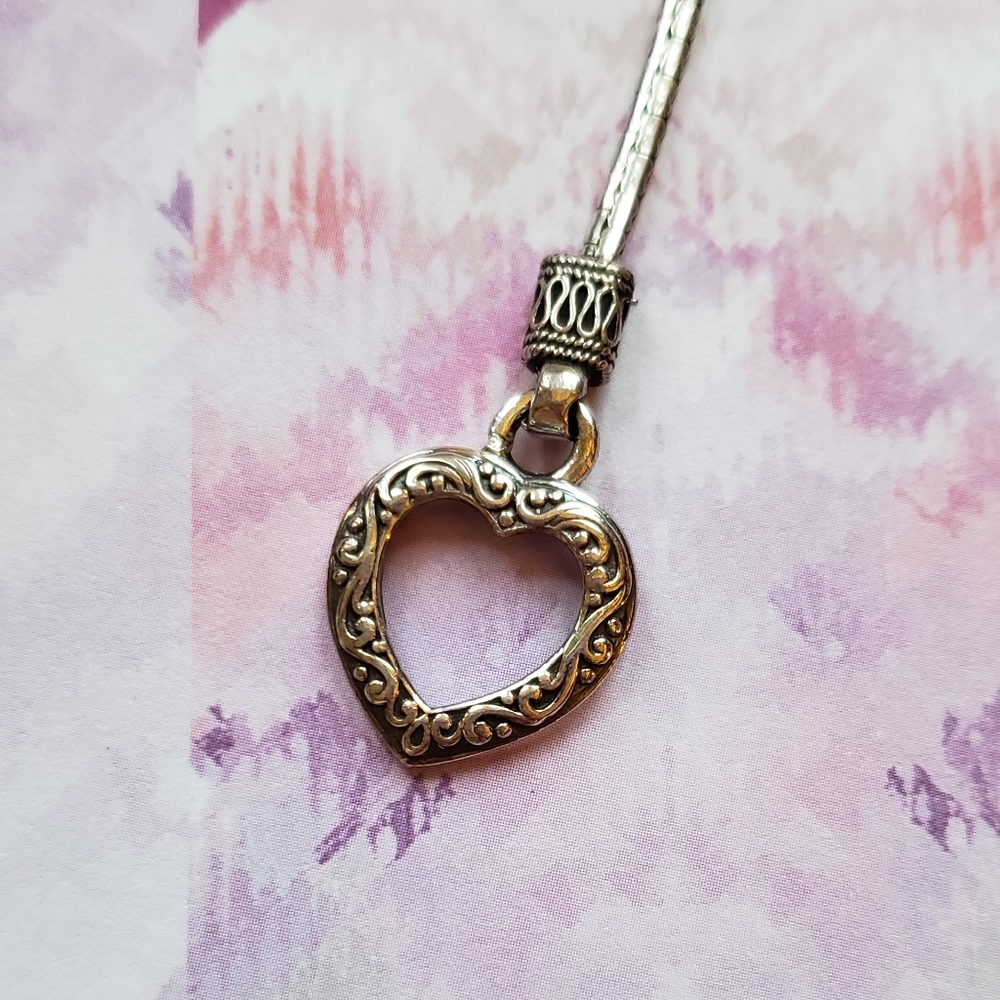 🆕 NWOT 925 Sterling Silver Heart Bracelet 🆕 - Picture 2 of 10